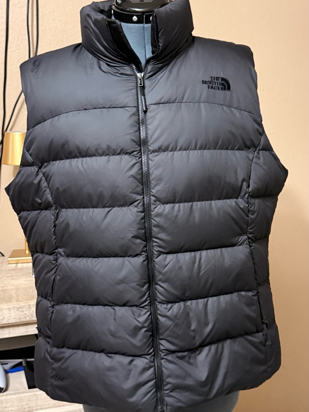 The North Face Black Quilted Insulated Vest
